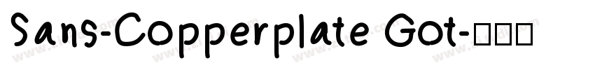 Sans-Copperplate Got字体转换